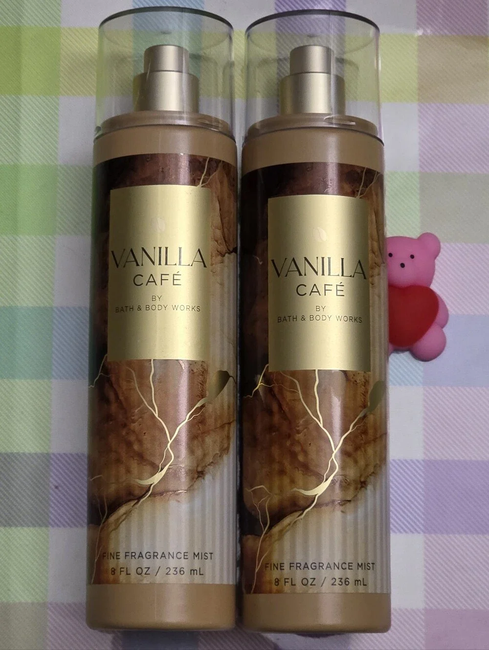 Bath & Body Works Vanilla Café Fine Fragrance Body Mist Set of 2 New RARE